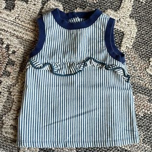 Blue stripe shirt AG. Sleeveless. Top 2T